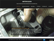 Tablet Screenshot of motor-block.com